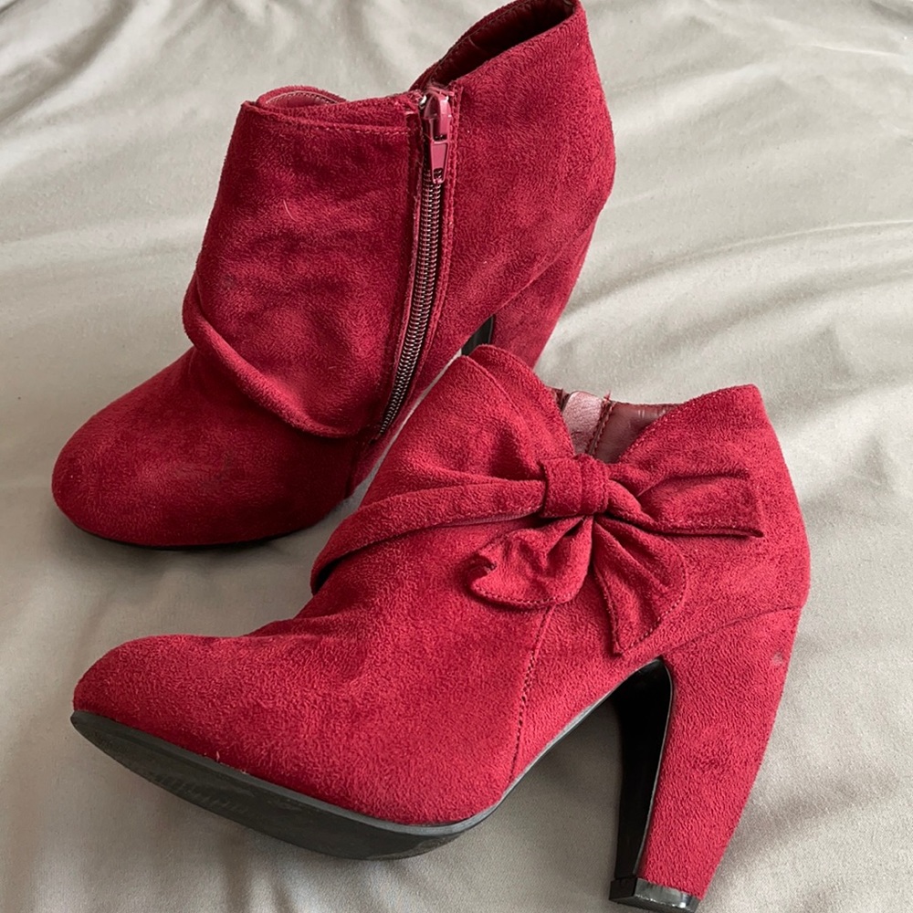 Red booties